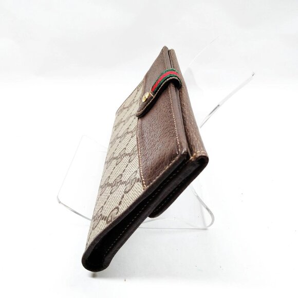 Gucci Long Wallet Brown PVC mon300-102525 - Picture 3 of 9